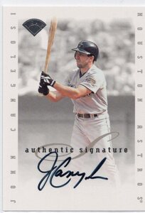 MLB 1997 DONRUSS SIGNATURE 　JOHN CANGELOSI ジョン・カンゲロシ 直筆サイン　新品ミント状態品 　