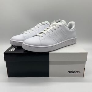 【27cm】新品 ADIDAS ADVAN COURT BASE WHITE アディダス アドバン コート ベース メンズ スニーカー ホワイト (EE7690) 4098