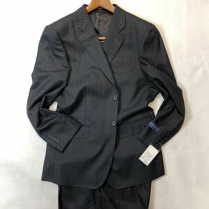 破格【Ermenegildo Zegna★BB6】エルメネジルド・ゼニア新品シングルスーツ　2B本台場仕立て 総裏サイドベント　ウエスト96cm/1タック