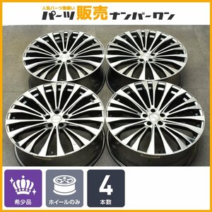 【1円～】【人気 大口径】ROJAM ロジャム 22in 8.5J +35 PCD114.3 4本セット レクサス RX NX ハリアー アルファード ヴェルファイア