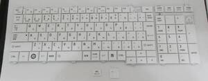 ◎ジャンク品◎東芝ノートＰＣキーボード V114326DJ1(白)_その23