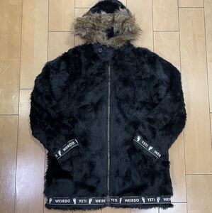 weirdo ウィアード YETI イエティ フェイクファー ジャケット XL USED 美品