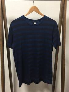 ポールスミス Paul Smith　インディゴ デニムポケットボーダーTシャツ KATO ナノユニバース フリークス Mサイズ FREAK