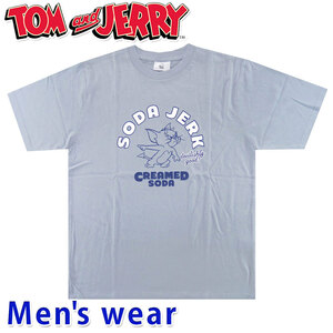 トムとジェリー 半袖 Tシャツ メンズ ワーナー グッズ 悪魔 ネコ ネズミ 3277-4561B Mサイズ GY(グレー)