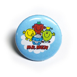 缶バッチ #CB039 MR.MEN アメリカン雑貨 缶バッジ