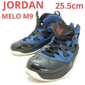 送料無料 JORDAN MELO M9 ジョーダン メロ 25.5cm ブルー 青 カーメロ・アンソニー シグネチャー9作目 US7.5 バッシュ