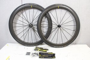 ○MAVIC マビック COSMIC SLR 40 RIM シマノ11/12s対応 クリンチャー チューブレス カーボンホイールセット XDRドライバー付属 超