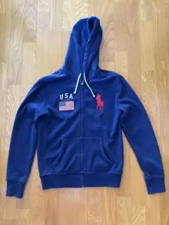 Polo Ralph Lauren USA パーカー ネイビー　Sサイズ