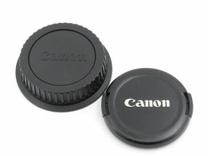 【送料140円】10110 Canon E-52mm レンズキャップ リアキャップ 前後セット フロント リア【アットカメラ】