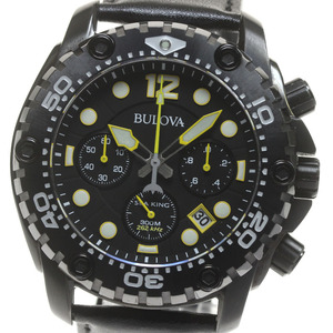 ブローバ BULOVA 98B243 シーキング クロノグラフ クォーツ メンズ 美品 _862885