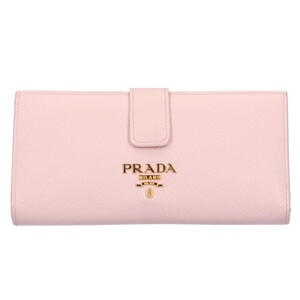 プラダ PRADA サフィアーノ 長財布 レザー レディース 中古