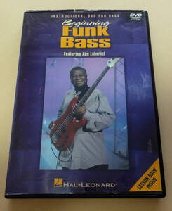 Beginning Funk Bass DVD 　エイブラハム・ラボリエル 初級者からのファンク・ベース Abe labored