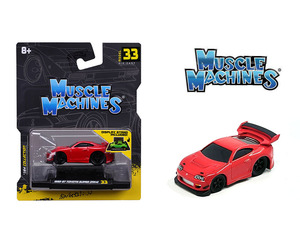 マッスルマシーンズ 1/64 トヨタ スープラ JZA80 1995 レッド Muscle Machines Toyota Supra ミニカー