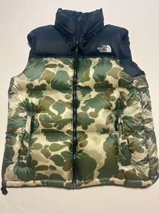 限定デザイン ノースフェイス ダウンベスト ヌプシ L THE NORTH VEST