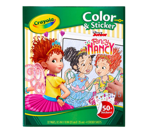 USA購入★★ クレヨラ おしゃれにナンシー・クランシー ぬりえ&シール 未使用品 ★★Crayola Color & Sticker Fancy Nancy