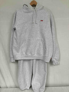 Supreme シュプリーム 23SS Small Box Logo Hooded Sweatshirt グレー セットアップ パーカー