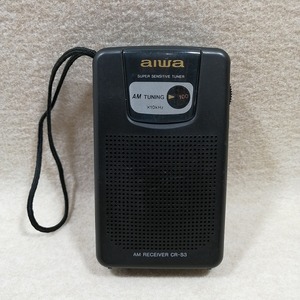 ●○アイワ モノラルAMラジオ CR-53 aiwa AMレシーバー○●