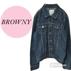 【ブラウニー】BROWNY♡トップス♡羽織り♡デニム♡Gジャン♡前ボタン【M】