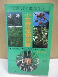 豊田武司 「小笠原植物図譜」 固有種124 広分布種62 帰化種49 1981年 アポック社 地図 略図付き