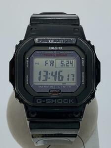 CASIO◆ソーラー腕時計・G-SHOCK/デジタル/BLK/BLK