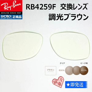 ■RB4259F用交換レンズ■レイバン サングラス　調光ブラウン