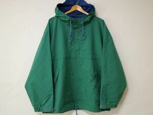 90s OLD GAP ナイロン アノラック パーカー オールド ビンテージ ギャップ プルオーバー ジャケット グリーン XL ビッグ 大きい サイズ //