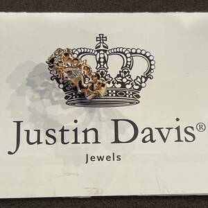 新品◆JUSTIN DAVIS◆DAHLIA RING◆ハートリング◆5号◆定価24,200円◆SRJ392◆