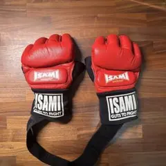 ISAMI 製 オープンフィンガーグローブ MMA グローブ イサミ