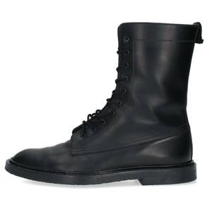 ディオールオム Dior HOMME 07AW VEAC3962 サイズ:42 レザーコンバットブーツ 中古 SB01