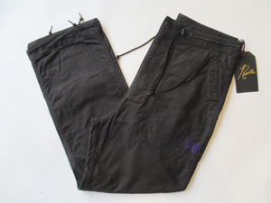 2024SS NEEDLES String Fatigue Pant - Back Sateen サイズS ブラック ファティーグパンツ / ニードルズ