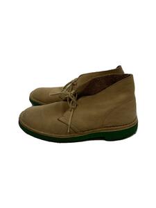 Clarks◆チャッカブーツ/US8.5/BEG/スウェード/ベージュ/靴/