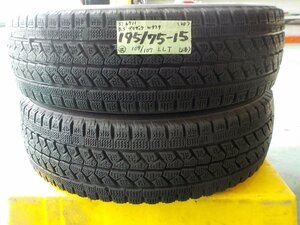 5) 6711k ブリヂストン ブリザック Ｗ９７９ 195/75R15 109/107L LT ２本 2020年製