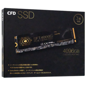 CFD M.2 NVMe SSD SFT4000G CSSD-M2L4KSFT4KG 4TB [管理:1000028632]