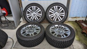 フォード LINCOLN 純正 285/50R20 8.5J+44 6穴 PCD135 20インチ 2009年製 スタッドレスタイヤホイール 4本セット