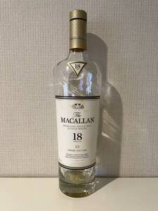 マッカラン１８年　2021 MACALLAN 18YEARS OLD HIGHLAND SINGLE MALT SCOTCH WHISKY 空き瓶