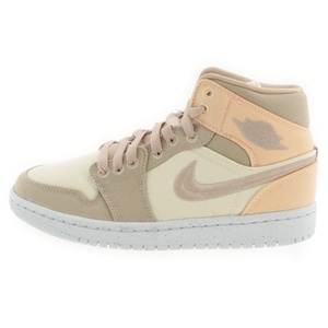 NIKE ナイキ WMNS AIR JORDAN 1 MID SE DV0427-102 ウィメンズ エアジョーダン1 ミッドカットスニーカー ベージュ レディース US6/23.0cm