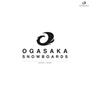 【OGASAKA】オガサカ★03★ダイカットステッカー★切抜きステッカー★JPN2★5.0インチ★12.7cm