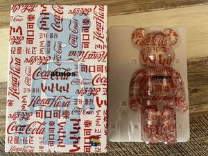 ★400%のみ★atmos × Coca-Cola CLEAR BODY ベアブリック/BE@RBRICK 400%(メディコムトイ・フィギュア・アトモス・コカコーラ)