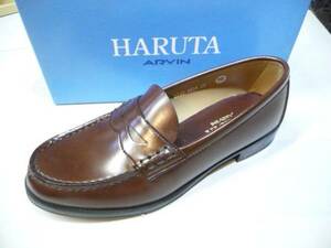 「HARUTA」　２５センチ　ブラウン