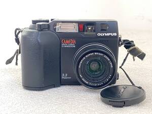 M-8479 【同梱不可】980円～ 現状品　OLYMPUS/オリンパス　デジタルカメラ　CAMEDIA C-3040　AF　7.1-21.3ｍｍ　1:1.8-2.6　通電可　