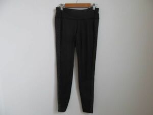 (52945)OLD NAVY ACTIVE　オールドネイビー　ランニング　レギンス　スパッツ　パンツ　ブラック　アニマル　M　USED