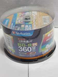 ☆新品未開封品☆50枚パック◆バーベイタム 360分 6倍速対応BD-R DL/VBR260RP100SV1/50GB/Verbatim☆送料無料