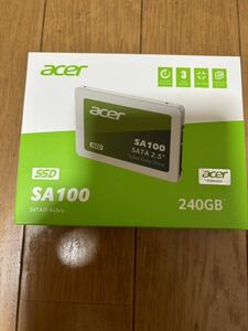 未開封　acer SA100 240GB SSD