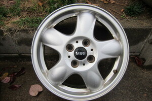 BMW MINI ミニ 15インチ純正ホイール 15X5.5J PCD 100 4穴 +45 1本