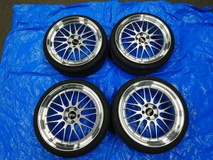 BBS LM ダイヤモンドシルバー 8.5j 9.5j 美品 タイヤ新品未使用 225/35 235/35