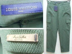 ◇即決[42]ほぼ未使用品 LOUIS VUITTON 22SS PANTALONI CARGO MORBIDI LVSE カーゴパンツ ギャバ ウール ストレッチ ルイヴィトン■3565