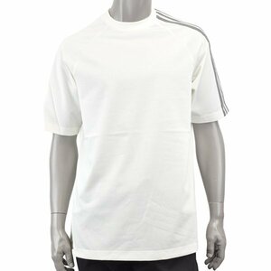 新品【XSサイズ】Y-3 ワイスリー 3-STRIPES SHORT SLEEVE TEE/3ストライプ ロゴ Tシャツ/IV5625 WHITE