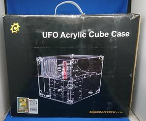 【レア】スケルトンPCケース SCYTHE UFO Cube-CL UFO Acrylic Cube Case