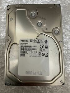 (17) HDD 8TB TOSHIBA MD05ACA800 3.5インチ　フォーマット済み 「正常」状態　電源入り86回　使用時間2124時間　7200rpm 