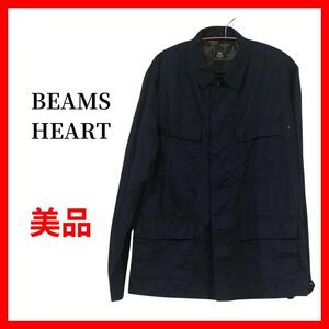 BEAMS HEART　ビームスハート　シャツジャケット　カモフラ　B825